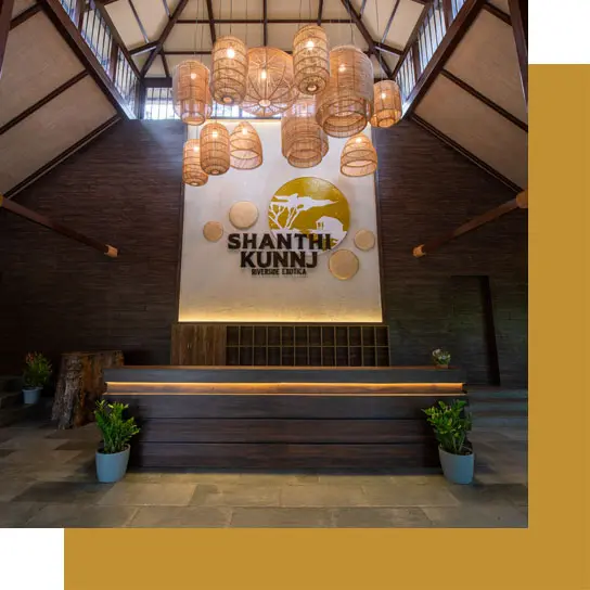 Shanthi Kunnj Riverside Boutique Resort reception or entrance view